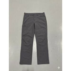 Eddie Bauer Pants Mens 33x30 Gray Travex Nylon Stretch Travel Hiking Quick Dry